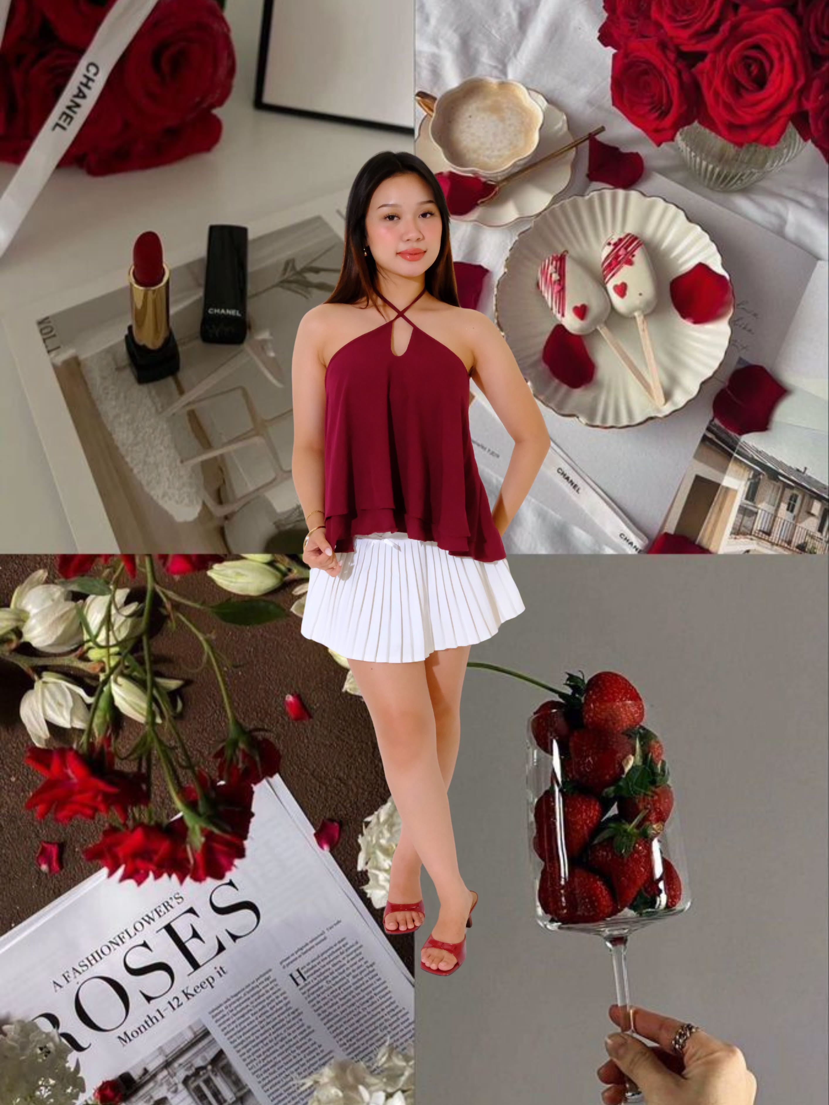 Creator styling the Bustier Top